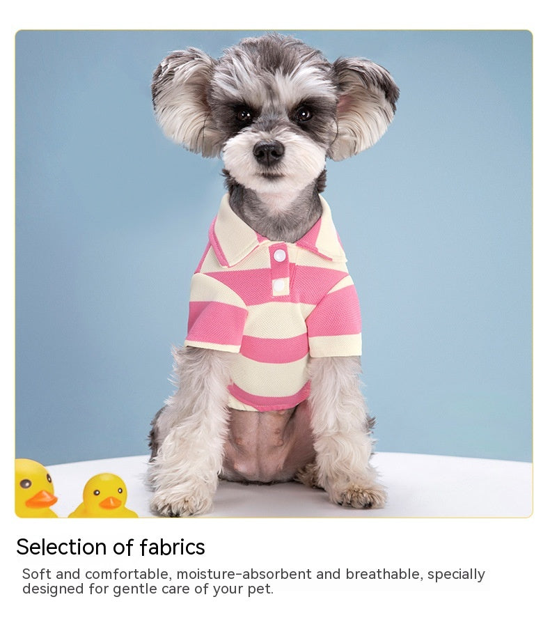 Dog Striped Two Legs Pet Clothes