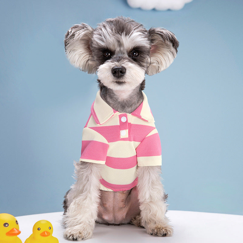 Dog Striped Two Legs Pet Clothes