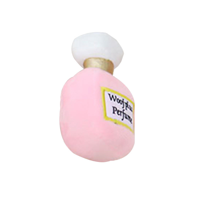 Pet Plush Toy Dog Toy Wine Bottle Perfume Bottle