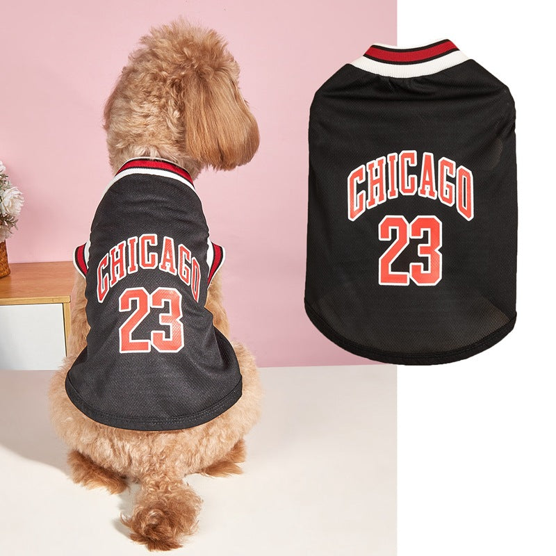 Pet Clothing Basketball Vest Clothes Dog